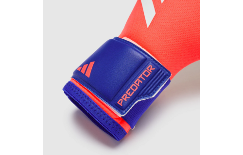 adidas Predator League Goalkeeper Gloves - Signal Coral/White/Lucid Blue