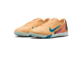 Nike Zoom Mercurial Vapor 16 KM Mbappe Academy TF Turf - Melon Tint/Igloo/Neo Turquoise