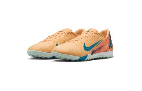 Nike Zoom Mercurial Vapor 16 KM Mbappe Academy TF Turf - Melon Tint/Igloo/Neo Turquoise