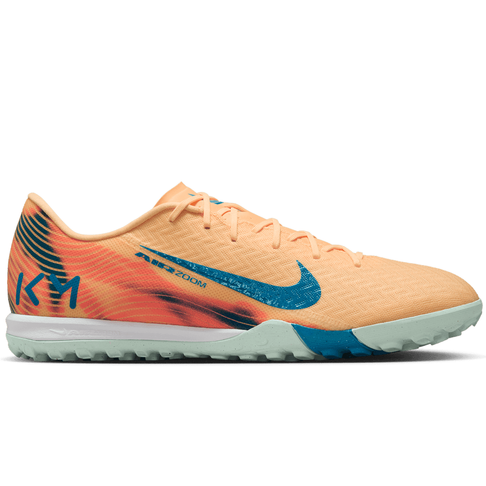 Nike Zoom Mercurial Vapor 16 KM Mbappe Academy TF Turf - Melon Tint/Igloo/Neo Turquoise