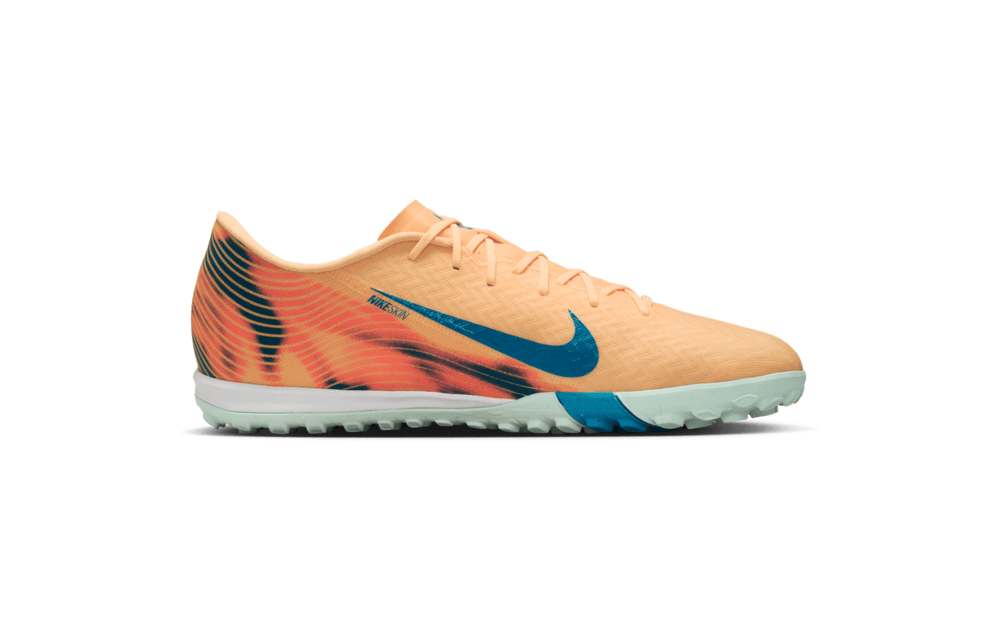 Nike Zoom Mercurial Vapor 16 KM Mbappe Academy TF Turf - Melon Tint/Igloo/Neo Turquoise