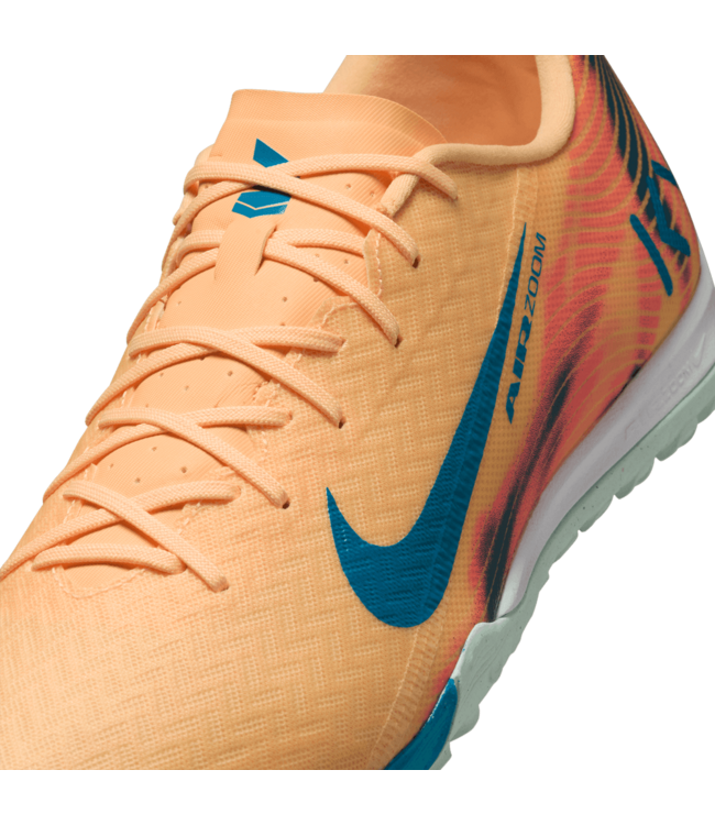 Nike Nike Zoom Mercurial Vapor 16 KM Mbappe Academy TF Turf - Melon Tint/Igloo/Neo Turquoise