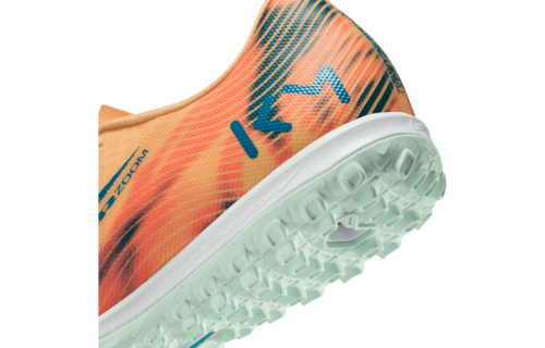 Nike Zoom Mercurial Vapor 16 KM Mbappe Academy TF Turf - Melon Tint/Igloo/Neo Turquoise