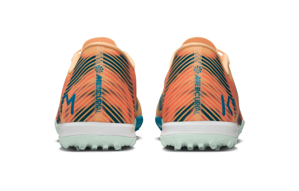 Nike Zoom Mercurial Vapor 16 KM Mbappe Academy TF Turf - Melon Tint/Igloo/Neo Turquoise