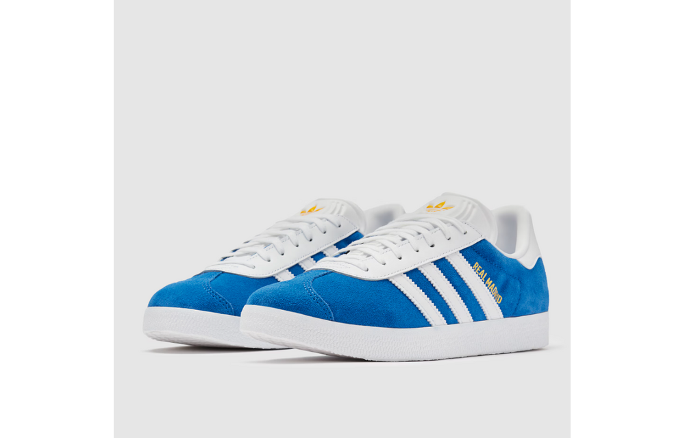 adidas Gazelle Real Madrid Edition Shoes - Blue Bird/Cloud White/Crew Yellow