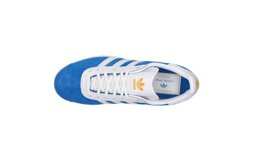 adidas Gazelle Real Madrid Edition Shoes - Blue Bird/Cloud White/Crew Yellow