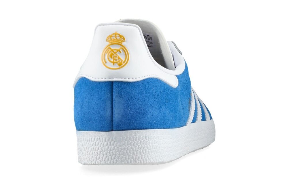 adidas Gazelle Real Madrid Edition Shoes - Blue Bird/Cloud White/Crew Yellow