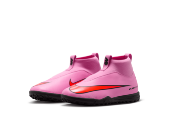 Nike Jr Zoom Mercurial Superfly 10 Academy TF Turf Shoes - Magic Flamingo/Total Crimson/Black