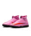 Nike Nike Jr Zoom Mercurial Superfly 10 Academy TF Turf Shoes - Magic Flamingo/Total Crimson/Black