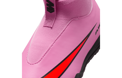 Nike Jr Zoom Mercurial Superfly 10 Academy TF Turf Shoes - Magic Flamingo/Total Crimson/Black