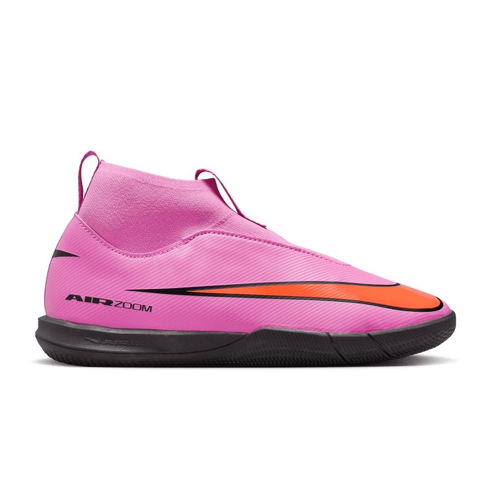 Nike Jr Zoom Mercurial Superfly 10 Academy IC Indoor Shoes - Magic Flamingo/Total Crimson/Black