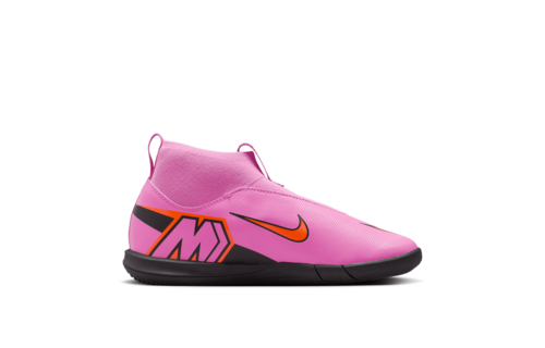 Nike Jr Zoom Mercurial Superfly 10 Academy IC Indoor Shoes - Magic Flamingo/Total Crimson/Black