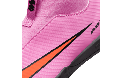Nike Jr Zoom Mercurial Superfly 10 Academy IC Indoor Shoes - Magic Flamingo/Total Crimson/Black