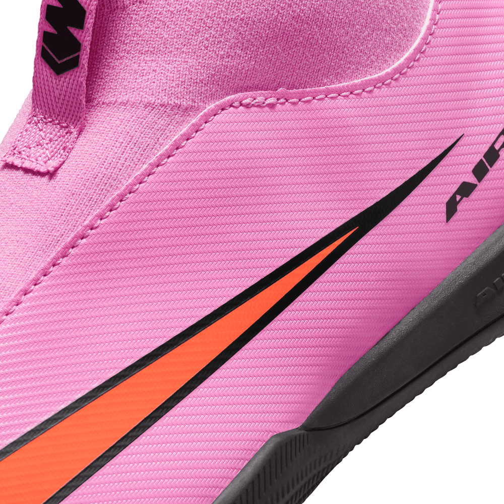 Nike Jr Zoom Mercurial Superfly 10 Academy IC Indoor Shoes - Magic Flamingo/Total Crimson/Black