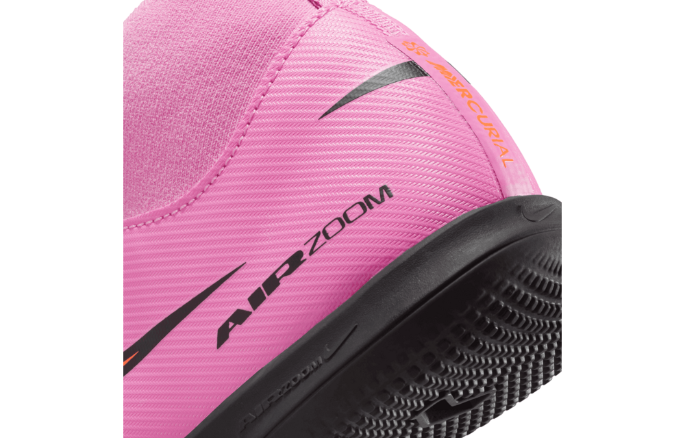 Nike Jr Zoom Mercurial Superfly 10 Academy IC Indoor Shoes - Magic Flamingo/Total Crimson/Black