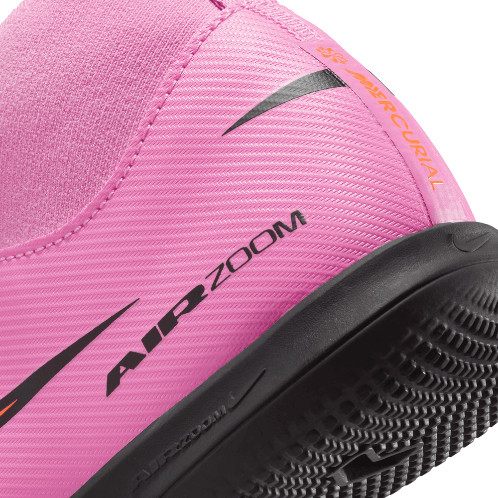 Nike Jr Zoom Mercurial Superfly 10 Academy IC Indoor Shoes - Magic Flamingo/Total Crimson/Black