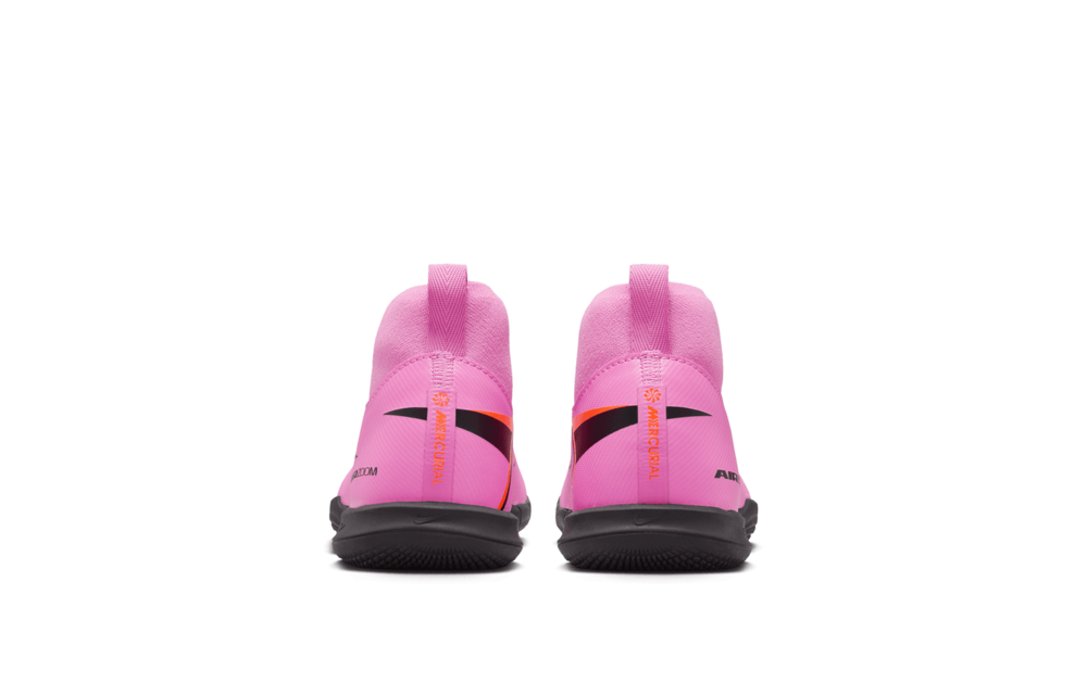 Nike Jr Zoom Mercurial Superfly 10 Academy IC Indoor Shoes - Magic Flamingo/Total Crimson/Black
