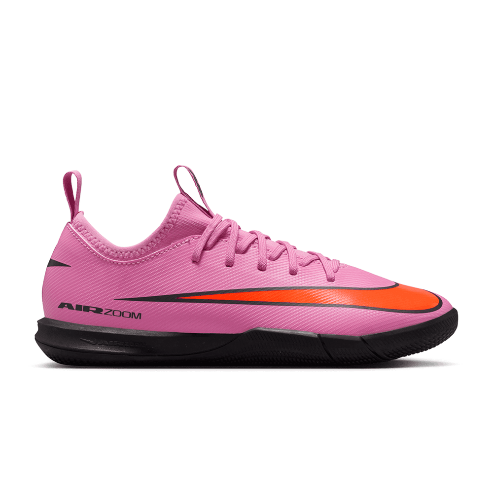 Nike Jr. Zoom Mercurial Vapor 16 Academy IC Indoor Shoes- Magic Flamingo/Total Crimson/Black