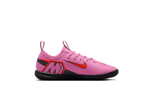 Nike Jr. Zoom Mercurial Vapor 16 Academy IC Indoor Shoes- Magic Flamingo/Total Crimson/Black