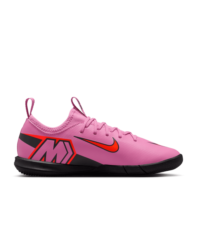 Nike Nike Jr. Zoom Mercurial Vapor 16 Academy IC Indoor Shoes- Magic Flamingo/Total Crimson/Black