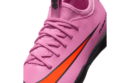 Nike Jr. Zoom Mercurial Vapor 16 Academy IC Indoor Shoes- Magic Flamingo/Total Crimson/Black