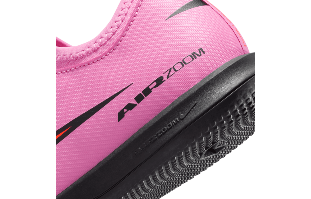 Nike Jr. Zoom Mercurial Vapor 16 Academy IC Indoor Shoes- Magic Flamingo/Total Crimson/Black