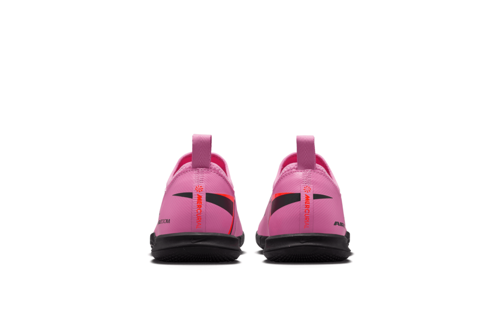 Nike Jr. Zoom Mercurial Vapor 16 Academy IC Indoor Shoes- Magic Flamingo/Total Crimson/Black