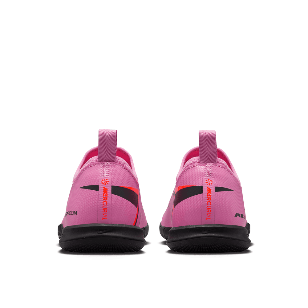 Nike Jr. Zoom Mercurial Vapor 16 Academy IC Indoor Shoes- Magic Flamingo/Total Crimson/Black