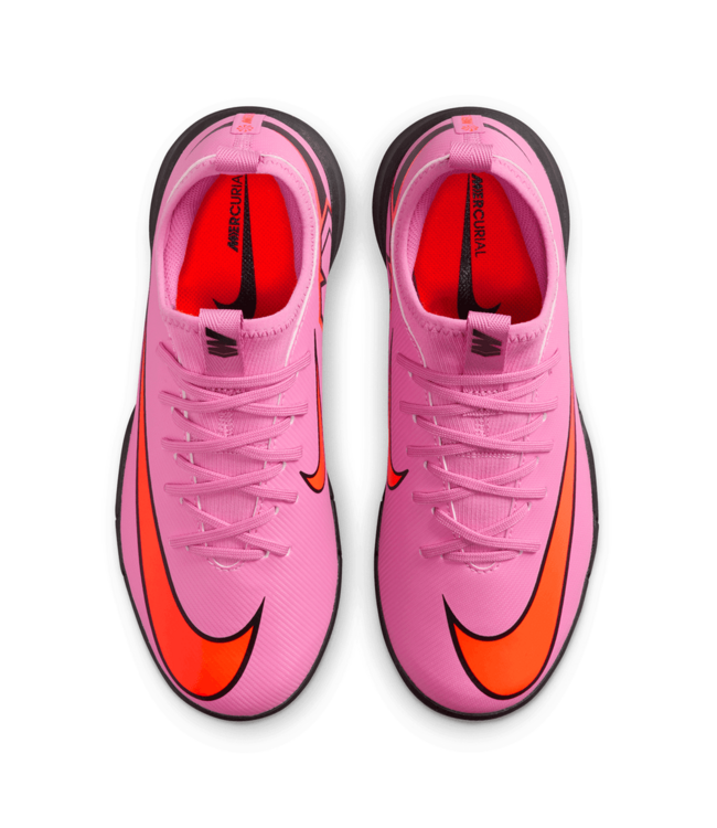 Nike Nike Jr. Zoom Mercurial Vapor 16 Academy IC Indoor Shoes- Magic Flamingo/Total Crimson/Black