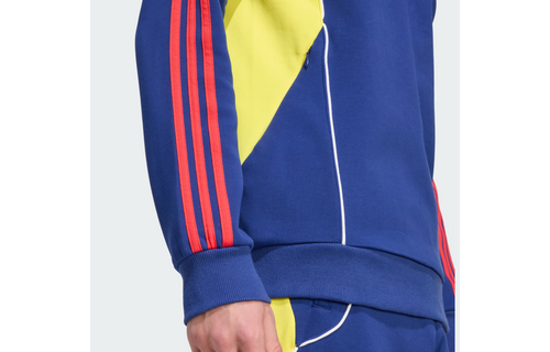 adidas Arsenal 2025 - 26 Urban Purist Doubleknit Hoodie - Victory Blue/Bright Yellow/Bright Cyan