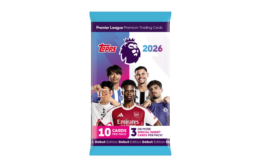 Topps 2025 -26 Premier League Debut Edition Trading Cards - Single Pack