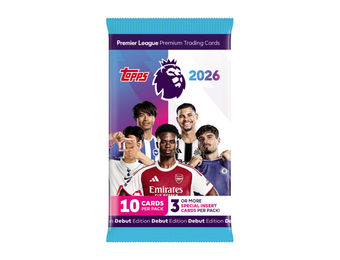 Topps 2025 -26 Premier League Debut Edition Trading Cards - Single Pack