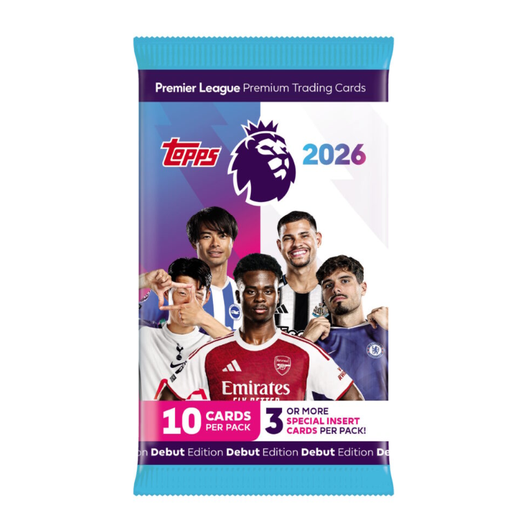 Topps 2025 -26 Premier League Debut Edition Trading Cards - Single Pack