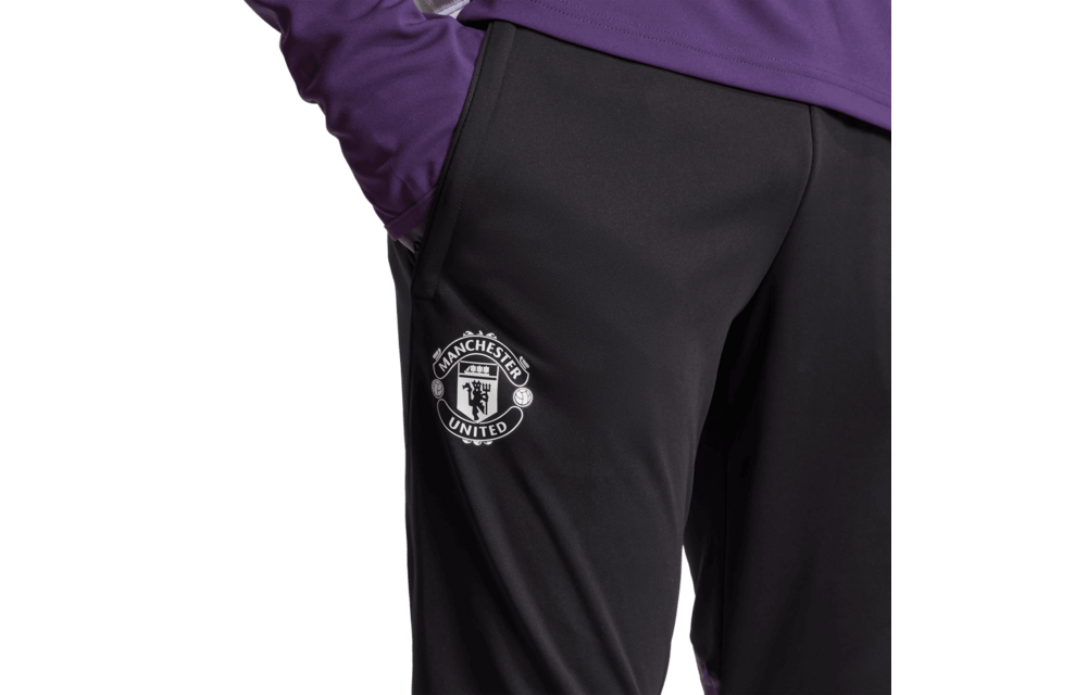 adidas Manchester United 2025 -26 Tiro Competition Training Pants - Black/Aurora Plum