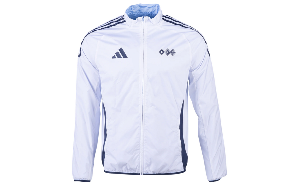 adidas Sporting Kansas City MLS 2025 - 26 Reversible Anthem Jacket - Glow Blue/White