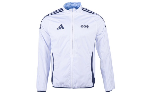 adidas Sporting Kansas City MLS 2025 - 26 Reversible Anthem Jacket - Glow Blue/White