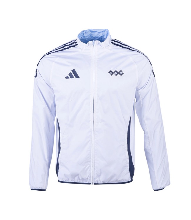 adidas adidas Sporting Kansas City MLS 2025 - 26 Reversible Anthem Jacket - Glow Blue/White