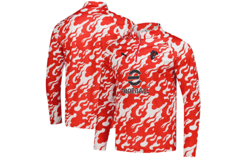 Puma AC Milan 2025 - 26 Quarter Zip Training Top - White/Red