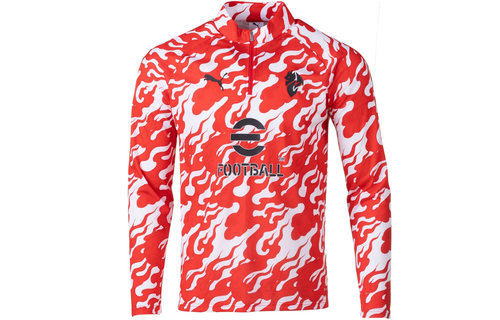 Puma AC Milan 2025 - 26 Quarter Zip Training Top - White/Red