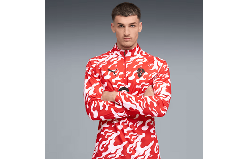 Puma AC Milan 2025 - 26 Quarter Zip Training Top - White/Red