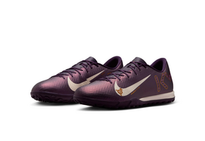Nike Zoom Mercurial Vapor 16 KM Mbappe Academy TF Turf Soccer Shoes - Grand Purple/Pale Ivory