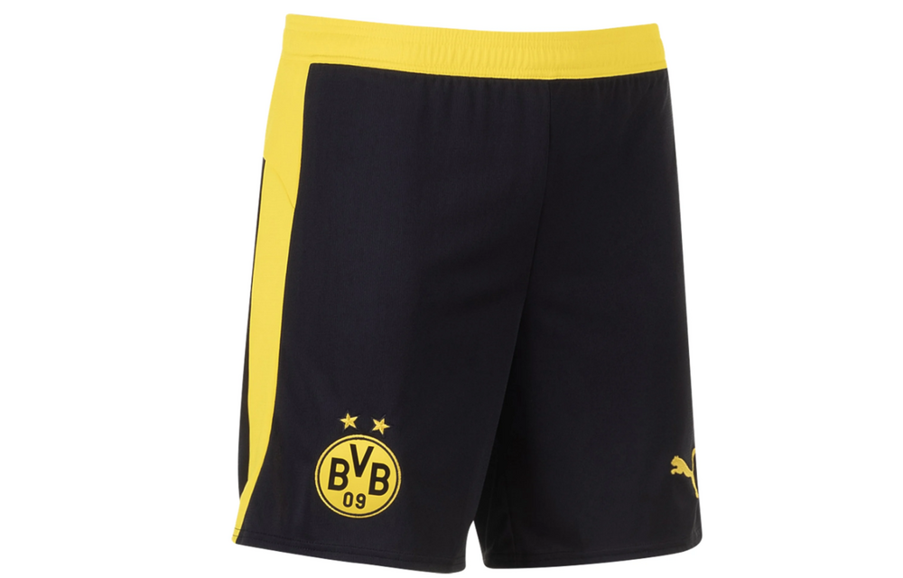 Puma BVB Borussia Dortmund 2025 - 26 Home Shorts - Black/Yellow