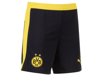 Puma BVB Borussia Dortmund 2025 - 26 Home Shorts - Black/Yellow
