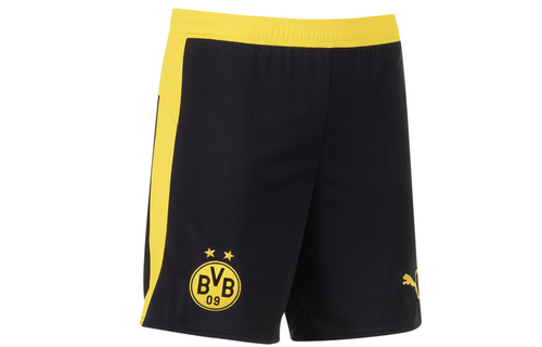 Puma BVB Borussia Dortmund 2025 - 26 Home Shorts - Black/Yellow