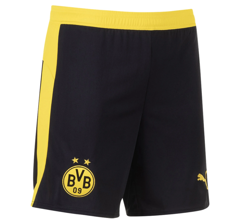 Puma BVB Borussia Dortmund 2025 - 26 Home Shorts - Black/Yellow