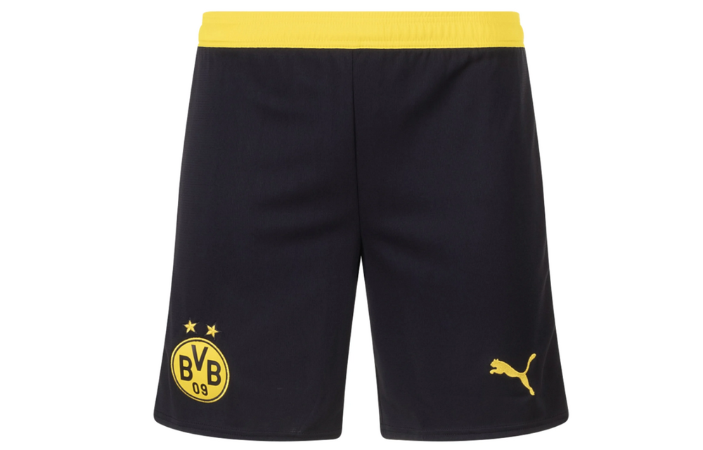 Puma BVB Borussia Dortmund 2025 - 26 Home Shorts - Black/Yellow