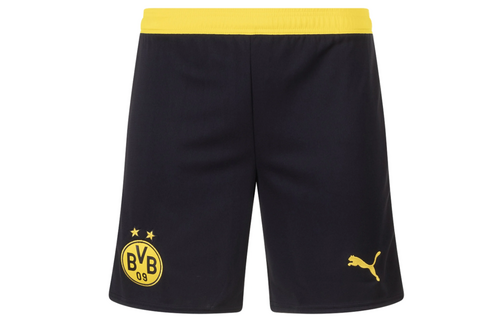 Puma BVB Borussia Dortmund 2025 - 26 Home Shorts - Black/Yellow