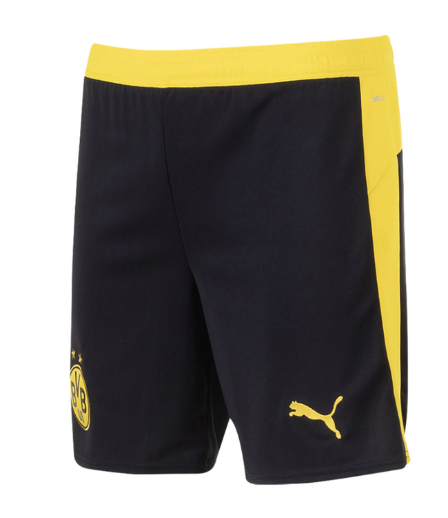 Puma Puma BVB Borussia Dortmund 2025 - 26 Home Shorts - Black/Yellow