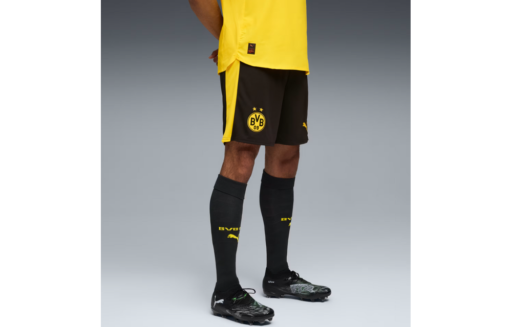 Puma BVB Borussia Dortmund 2025 - 26 Home Shorts - Black/Yellow