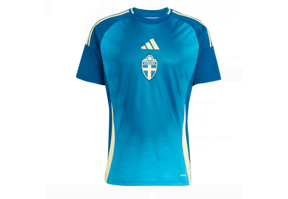 adidas Sweden Euro 2025 Away Jersey - Blue